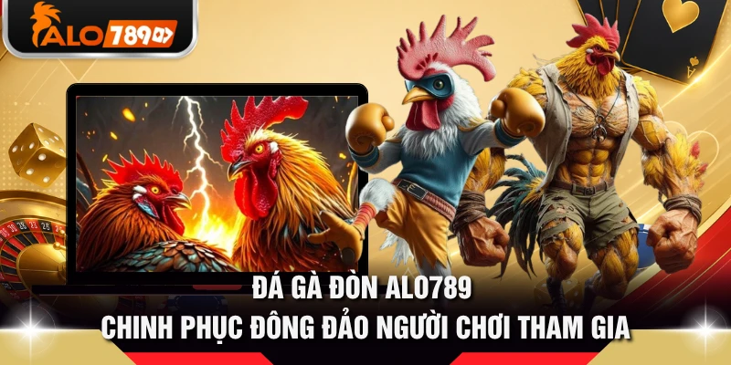 Đá gà đòn ALO789 chinh phục đông đảo người chơi tham gia